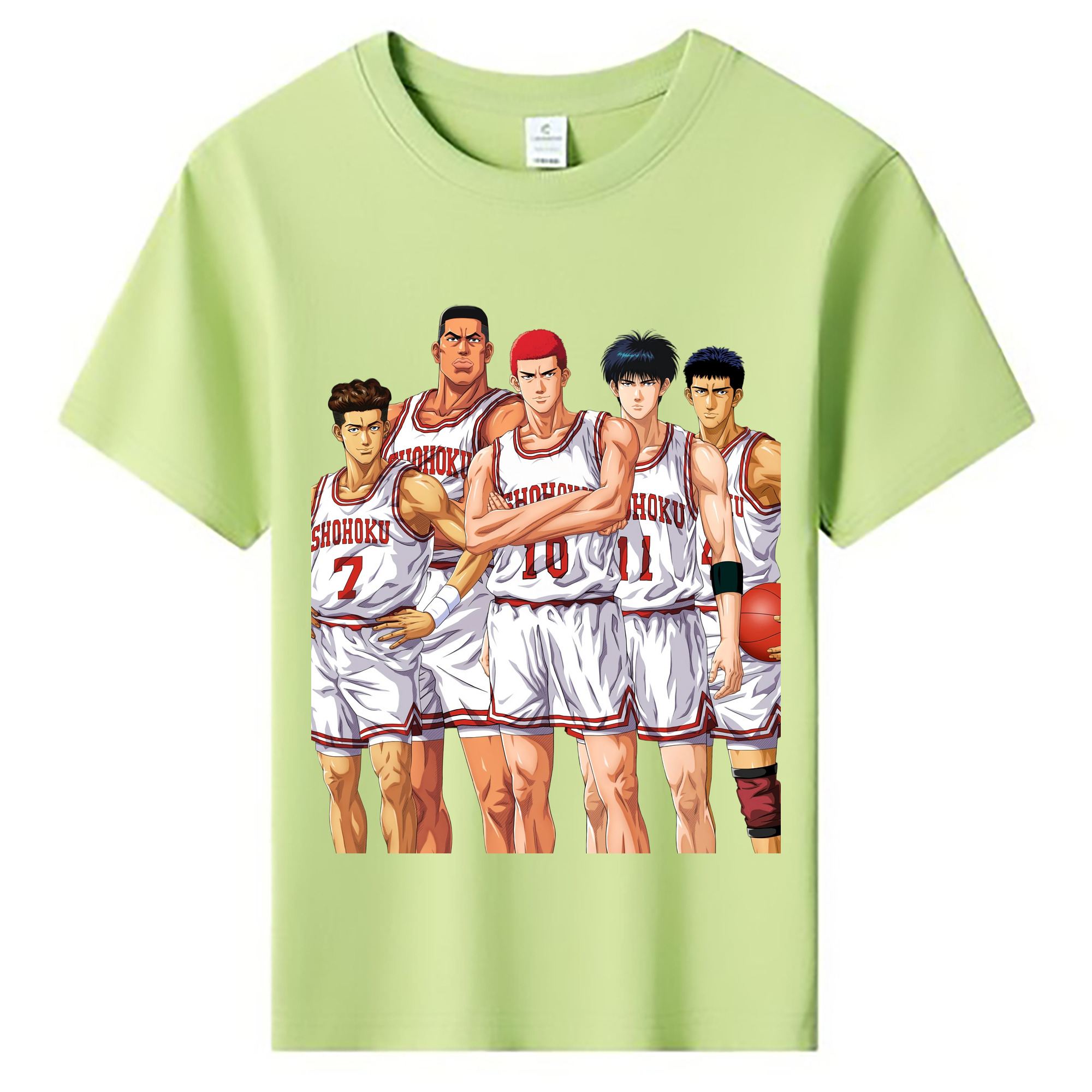 （画像用） SLAM DUNK／スラムダンク 綿100％キッズTシャツ（フロントプリント）